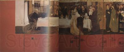 Alma-Tadema, Sir Lawrence The Epps Family Screen (mk23) Norge oil painting art